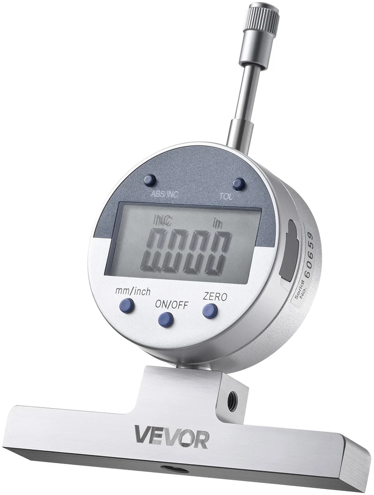 VEVOR Skaitmeninis gylmačio mikrometras 0-558.8 mm