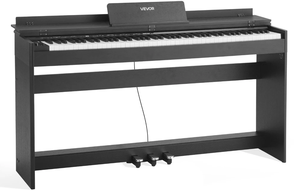 VEVOR Elektrinis pianinas su 88 klavišais ir stovu