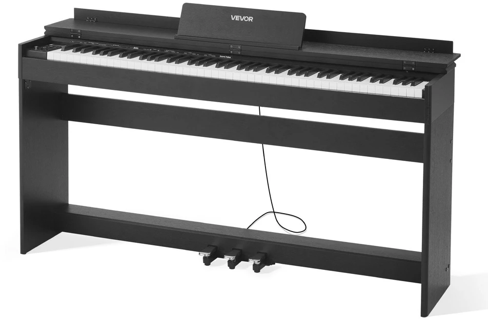 VEVOR Elektrinis pianinas su 88 klavišais ir stovu