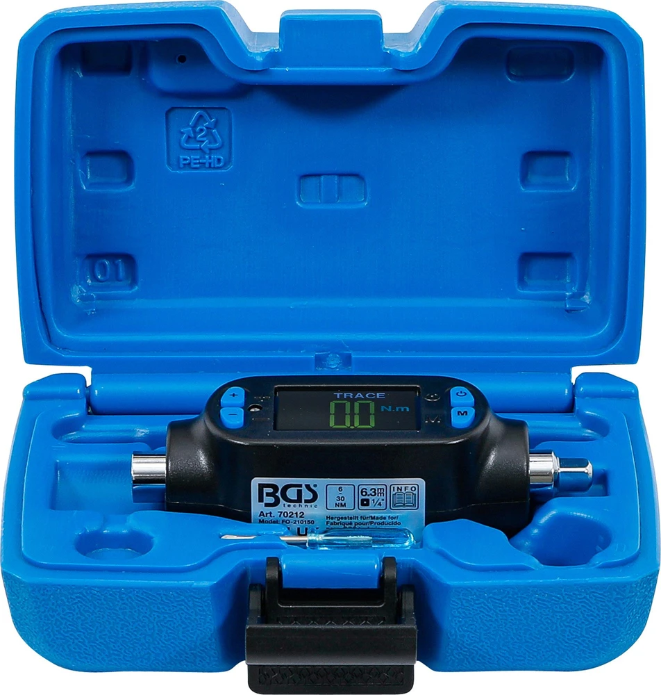BGS SKAITMENINIS SUKIMO MOMENTO ADAPTERIS | 6,3 MM (1/4") | 6–30 NM (70212)