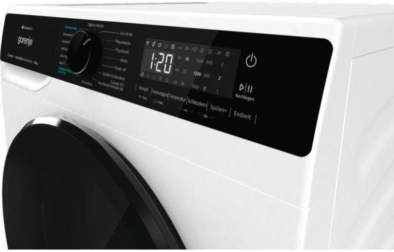 Gorenje WD2PA854ADW/AT skalbimo mašina-džiovyklė Laisvai pastatoma Priekinis pakraunamas Baltas D
