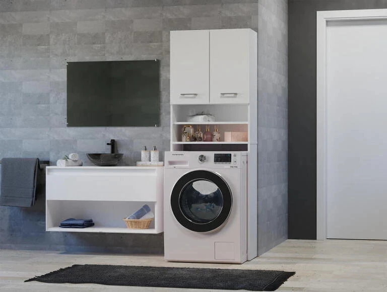 Vonios spintelė virš skalbimo mašinos ModernHome