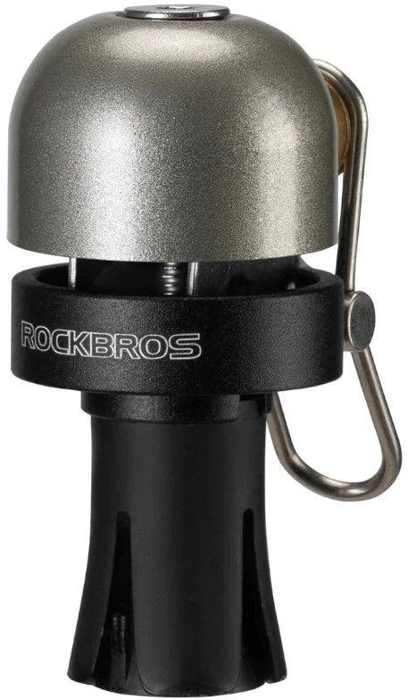 Dviračio skambutis 22,2 mm, pilkas RockBros