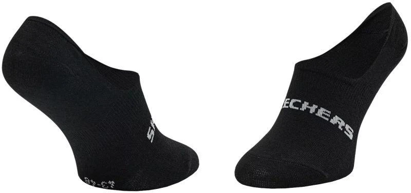 Skechers 2 poros kvėpuojančio tinklelio kojinės SK44008-9999 Juodos 35-38