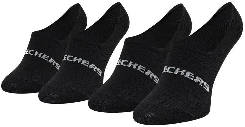 Skechers 2 poros kvėpuojančio tinklelio kojinės SK44008-9999 Juodos 35-38