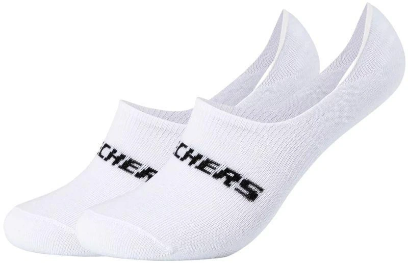Skechers 2 poros tinklinės ventiliacijos bateliai tipo kojinės SK44008-1000, balta spalva, 35-38