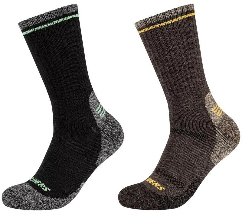 Skechers 2PPK Vyriškos Vilnonės Takų Kojinės SK41104-8997 Juodos 39-42
