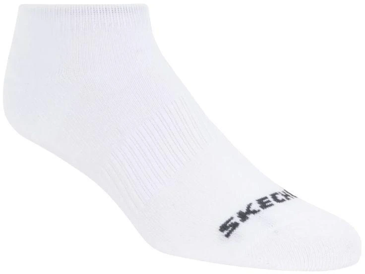 Skechers 3 porų unisex ne kilpinės pėdutės (no show) S114041-100 baltos 39-42