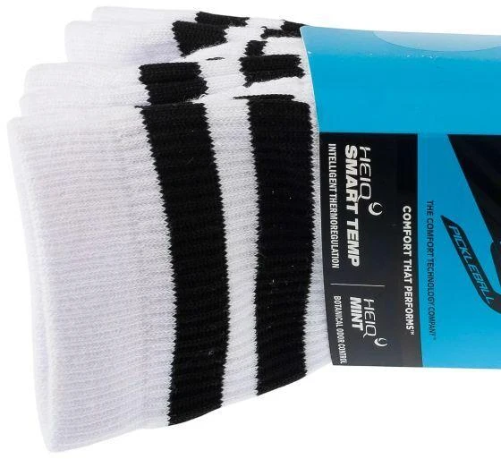 Skechers 3 porų vyriškos PF PBall įgulos tipo kojinės S01373HP-WBK baltos 41-46