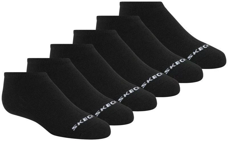 Skechers 6 poros Core Lowcut kojinės S118209-BLK Juodos 35-38
