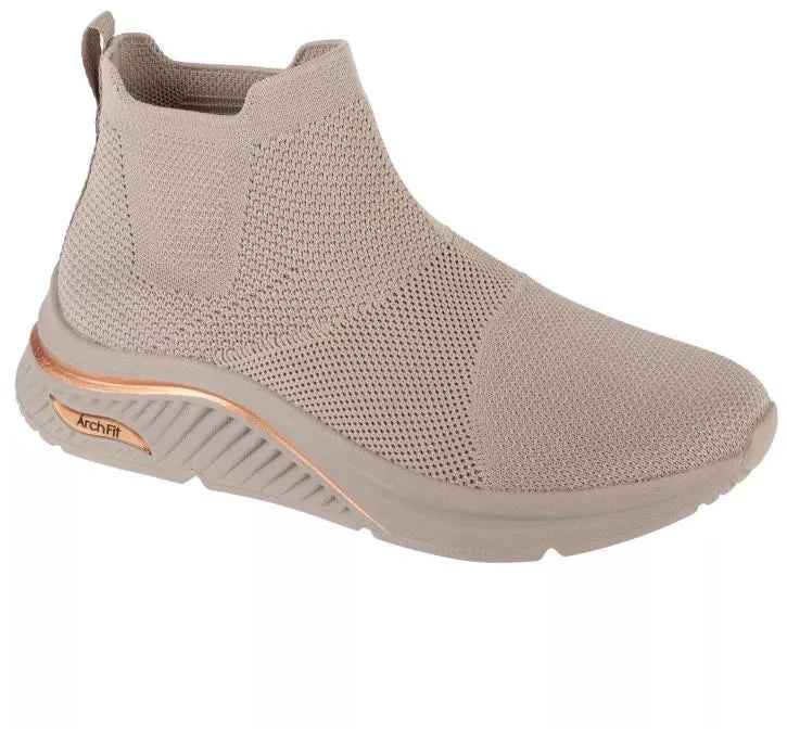Skechers Arch Fit S-Miles - Kojinės tipo avalynė ėjimui 155580-TPE Smėlio 36
