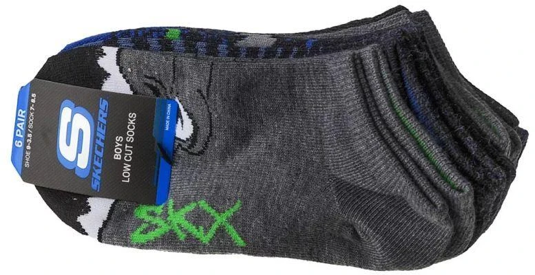 Skechers Berniukams 6 poros Trumpos Dinozaurų rašto S111627-AST Įvairiaspalvės 31-34