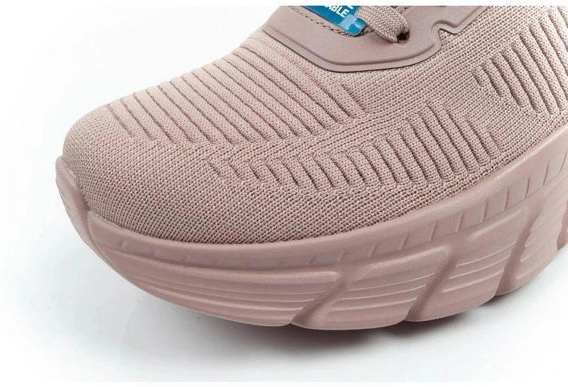 Skechers Bobs B Flex madingi rožiniai moteriški kedai