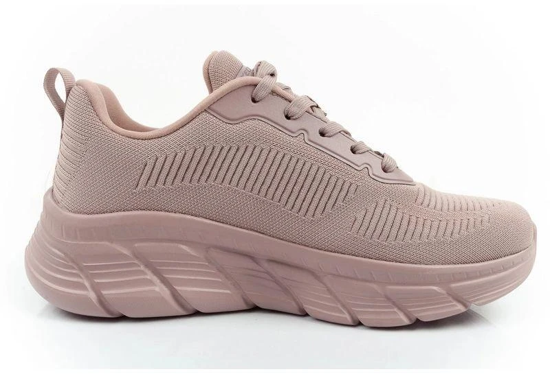 Skechers Bobs B Flex madingi rožiniai moteriški kedai