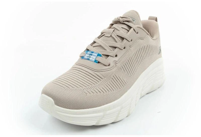 Skechers Bobs B Flex moteriški sportbačiai, madingi smėlio spalvos