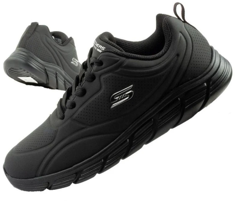Skechers Bobs B Flex moteriški sportiniai bateliai stilingi juodi