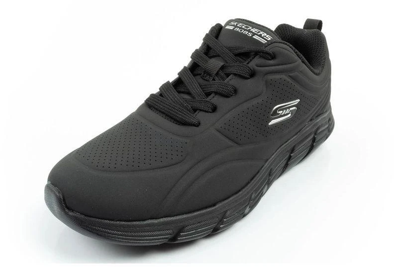 Skechers Bobs B Flex moteriški sportiniai bateliai stilingi juodi