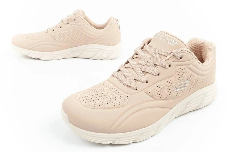 Skechers Bobs B Flex moteriški stilingi sportiniai bateliai smėlio spalvos