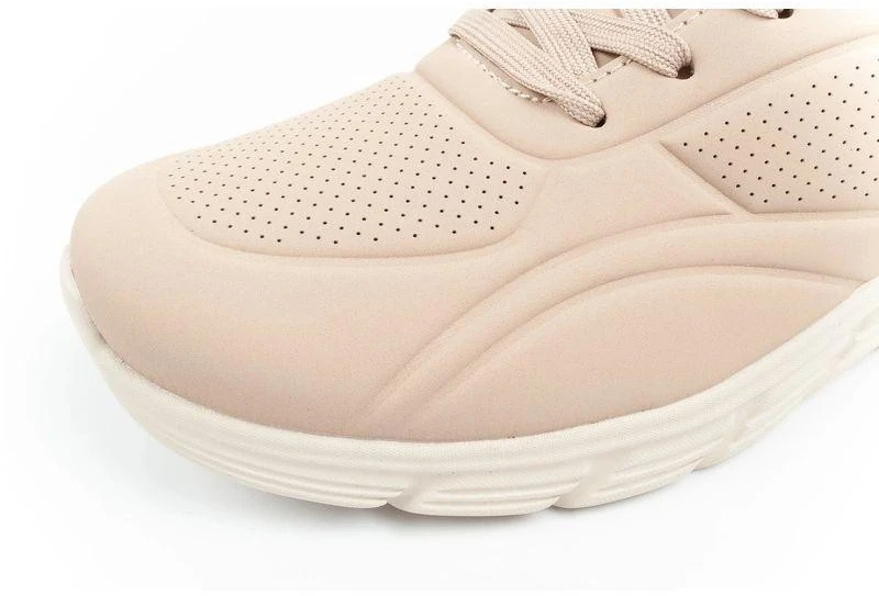 Skechers Bobs B Flex moteriški stilingi sportiniai bateliai smėlio spalvos