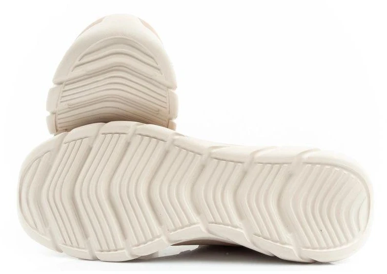 Skechers Bobs B Flex moteriški stilingi sportiniai bateliai smėlio spalvos