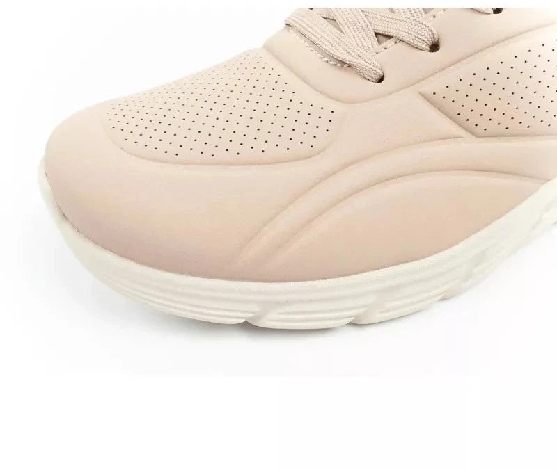 Skechers Bobs B Flex moteriški stilingi sportiniai bateliai smėlio spalvos