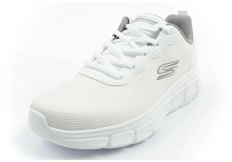 Skechers Bobs B Flex vyriški sportbačiai, madingi balti