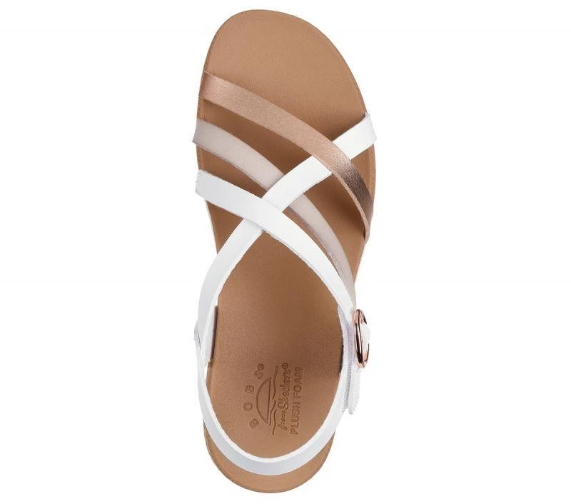 Skechers Bobs Desert Kiss Low sandalai - Peak Rank W 114709-WHT