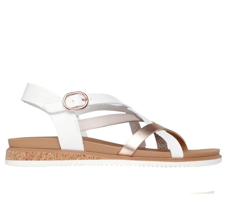 Skechers Bobs Desert Kiss Low sandalai - Peak Rank W 114709-WHT