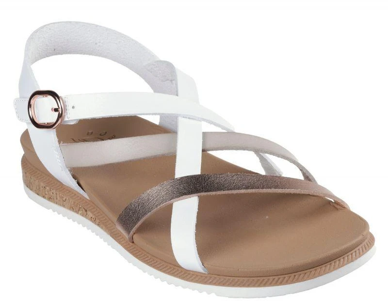 Skechers Bobs Desert Kiss Low sandalai - Peak Rank W 114709-WHT