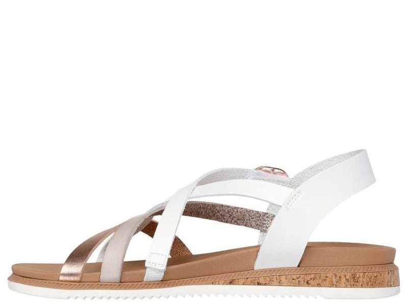 Skechers Bobs Desert Kiss Low sandalai - Peak Rank W 114709-WHT