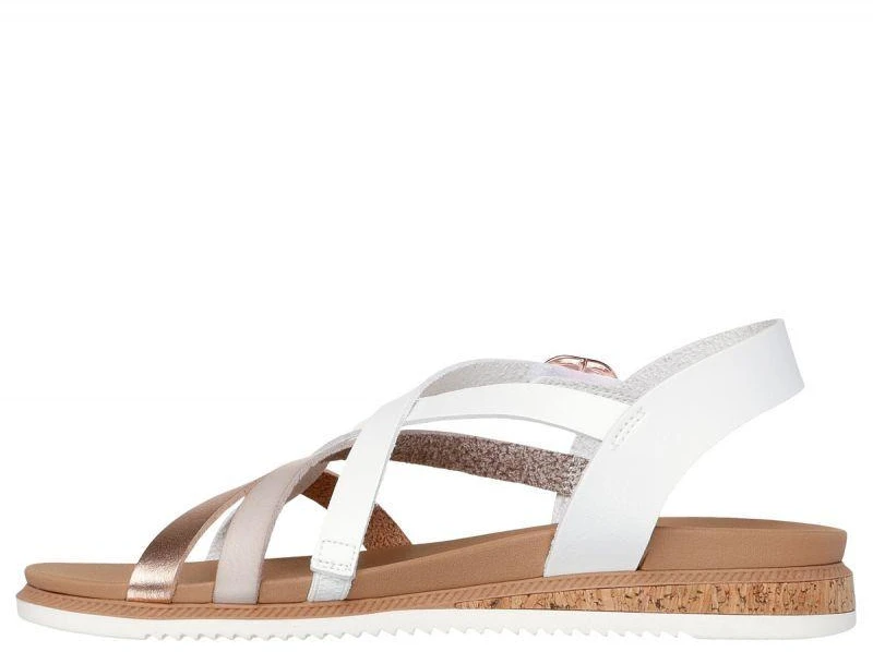 Skechers Bobs Desert Kiss Low sandalai - Peak Rank W 114709-WHT