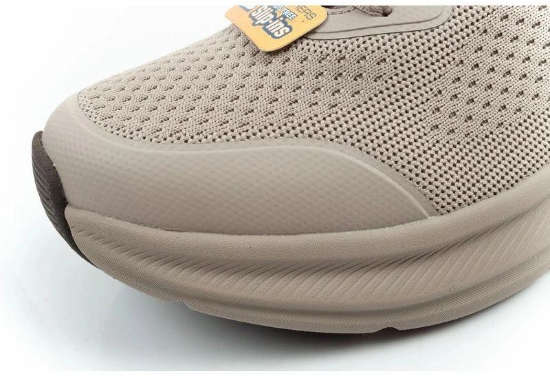 Skechers Bobs Skillz vyriški sportbačiai smėlio spalvos, lengvai įsispiriami