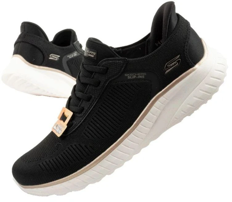 Skechers Bobs Squad-Chaos moteriški sportbačiai Patogūs SLIP-INS