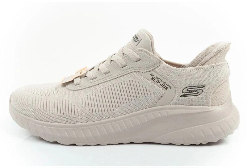 Skechers Bobs Squad Chaos SLIP-INS smėlio spalvos vyriški laisvalaikio batai