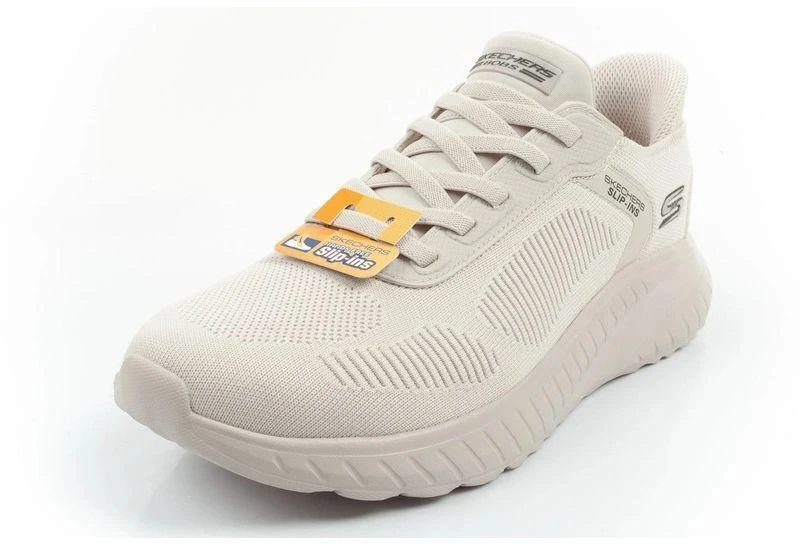 Skechers Bobs Squad Chaos SLIP-INS smėlio spalvos vyriški laisvalaikio batai