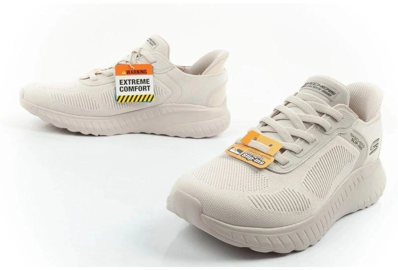 Skechers Bobs Squad Chaos SLIP-INS smėlio spalvos vyriški laisvalaikio batai