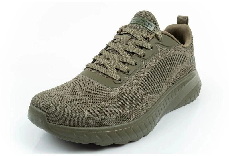 Skechers Bobs Squad Chaos Vyriški sportiniai batai Šviesiai alyvuogių