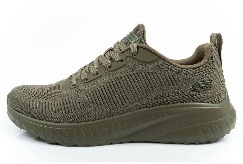 Skechers Bobs Squad Chaos Vyriški sportiniai batai Šviesiai alyvuogių