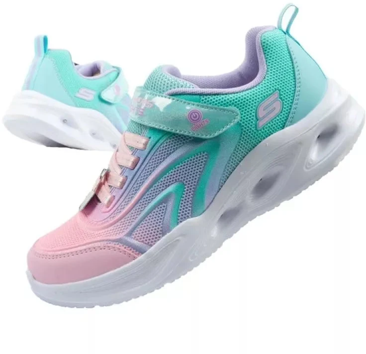 Skechers Color Breeze LED vaikiški sportbačiai mergaitėms