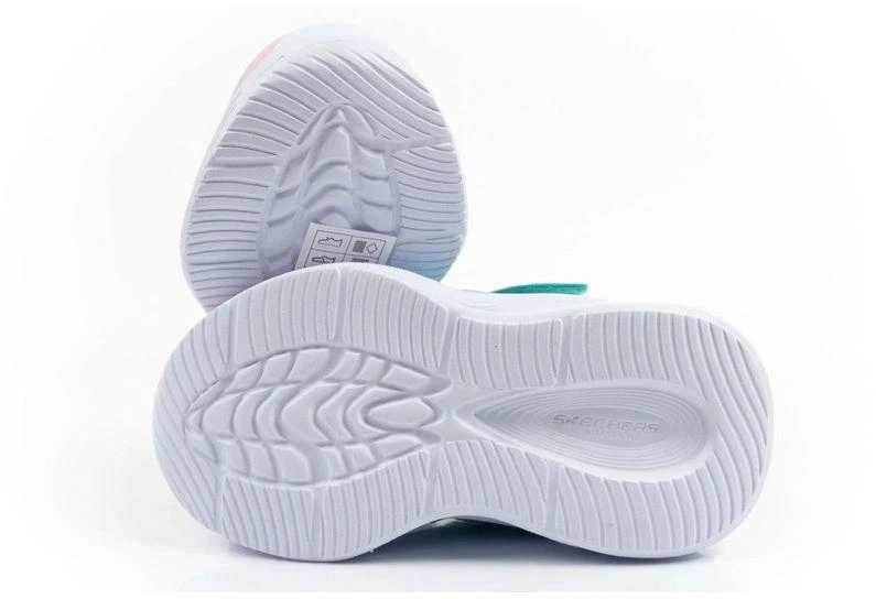 Skechers Color Breeze LED vaikiški sportiniai bateliai mergaitėms turkio spalvos