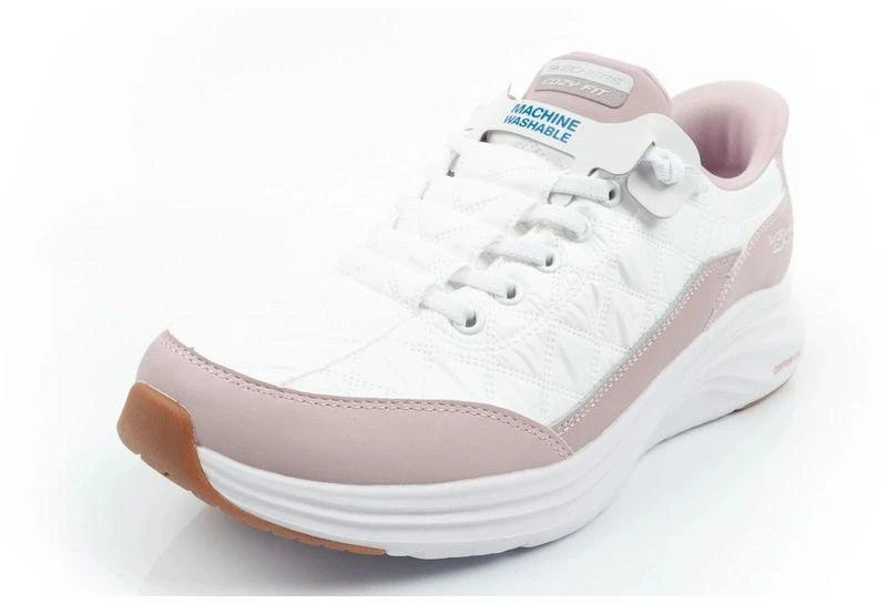 Skechers Contour Foam Moteriški sportiniai bateliai, balti, patogūs, SLIP-INS