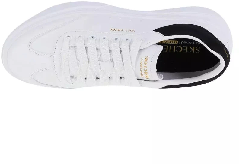 Skechers Cordova Classic – Geriausias Elgesys 185060-WBK Balti 35