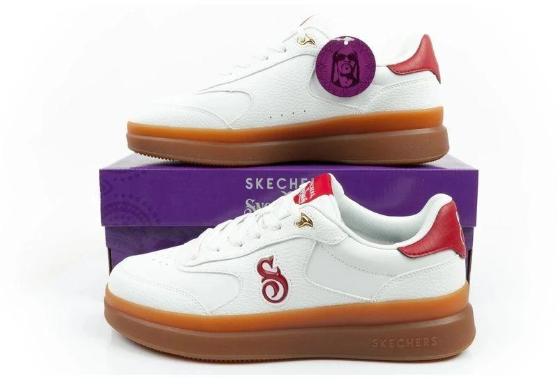 Skechers Courtside-Cali Dudez Vyriški Balti Snoop Dogg Sportbačiai
