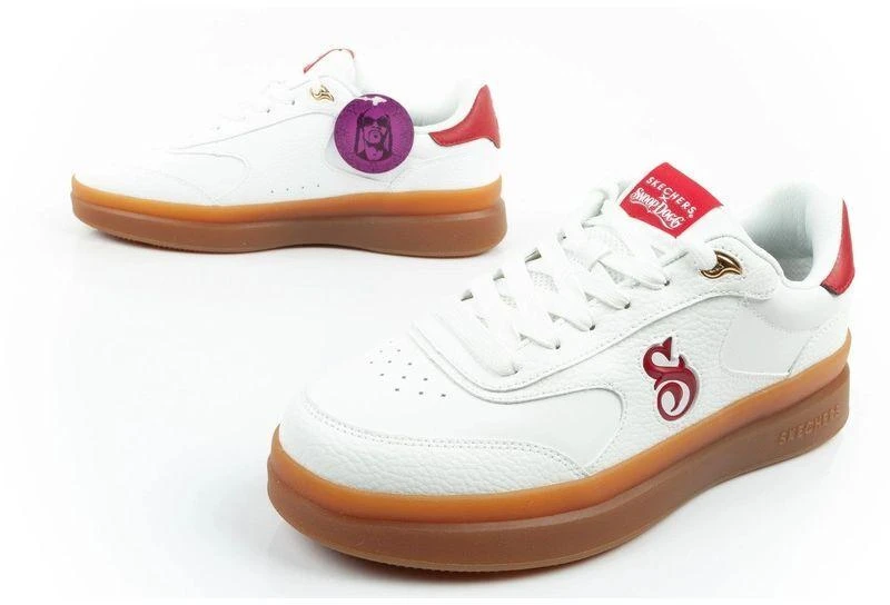 Skechers Courtside-Cali Dudez Vyriški Balti Snoop Dogg Sportbačiai