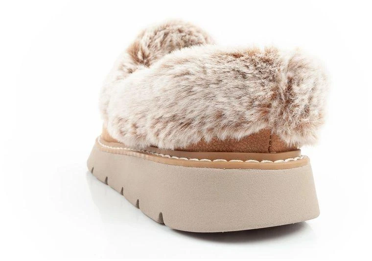 Skechers Cozy Blend moteriški šlepečių tipo batai, apšiltinti įsispiriami sportbačiai