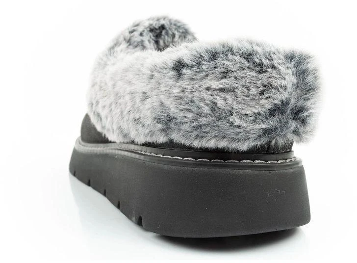Skechers Cozy Blend moteriški šlepečių tipo batai, apšiltinti įsispiriami sportbačiai