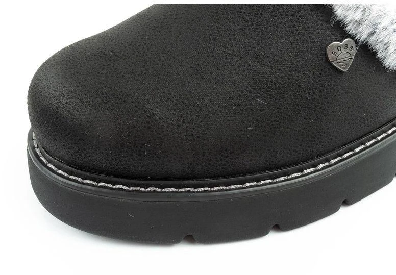 Skechers Cozy Blend moteriški šlepečių tipo batai, apšiltinti įsispiriami sportbačiai