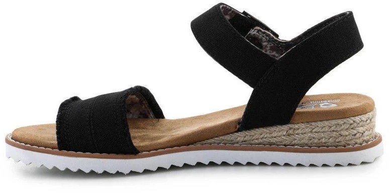 Skechers Espadrilės BOBS Adobe Princess W 113541-BLK Sandalai