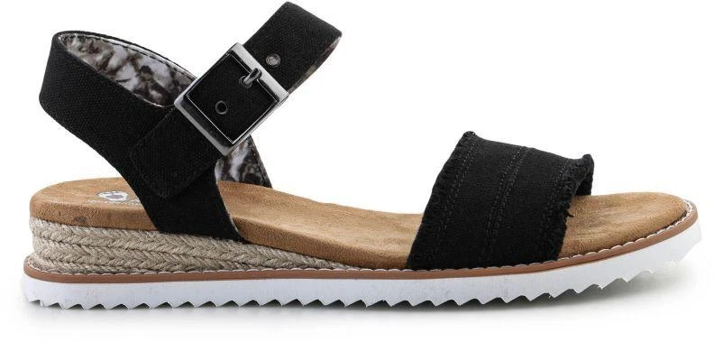 Skechers Espadrilės BOBS Adobe Princess W 113541-BLK Sandalai