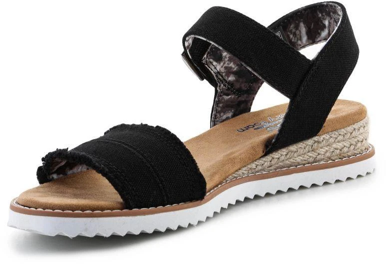 Skechers Espadrilės BOBS Adobe Princess W 113541-BLK Sandalai